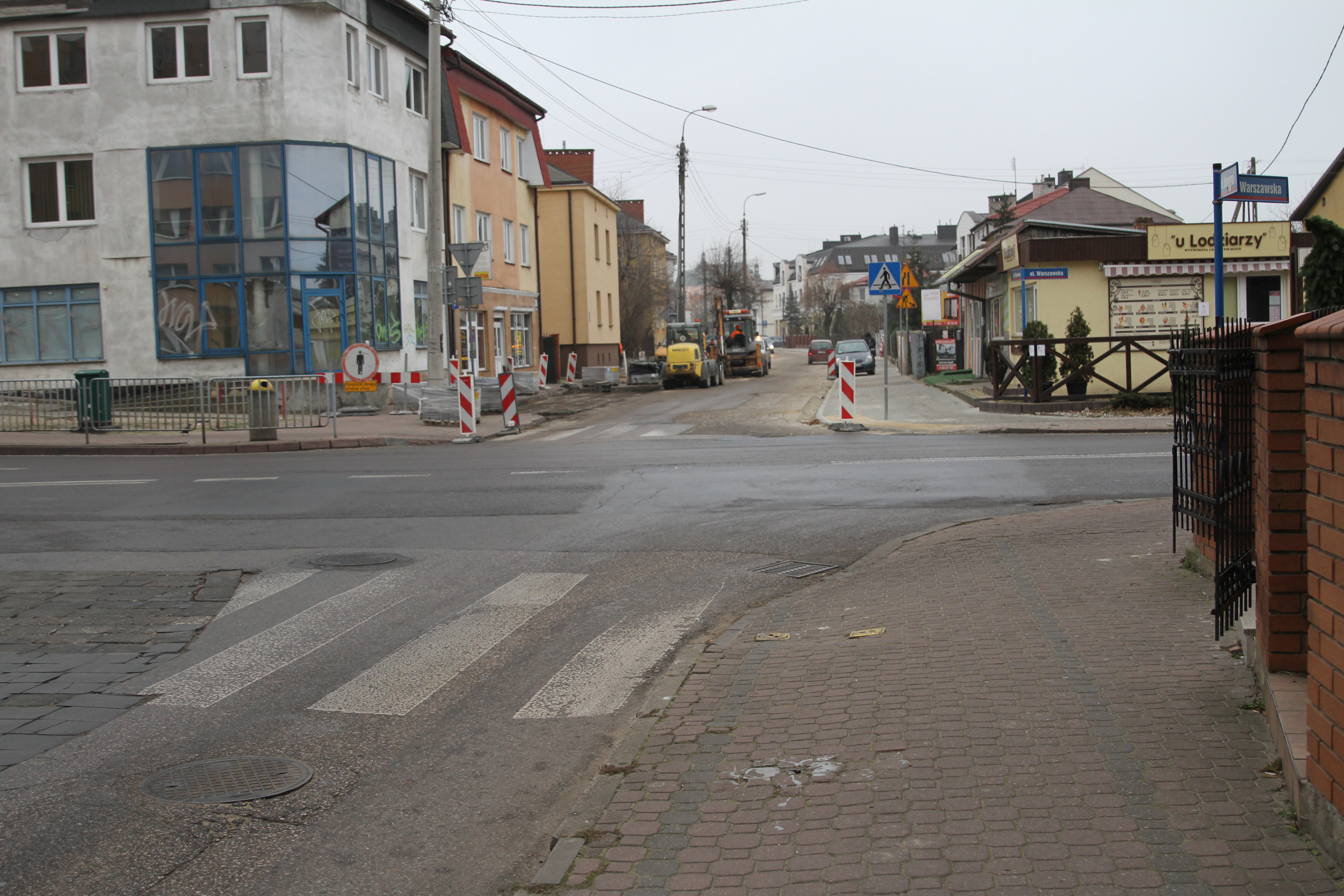 Przebudowa ulicy Browarnej w Łukowie
