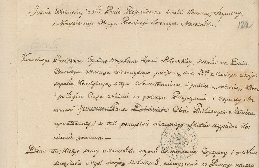 Historyczny list Łukowian