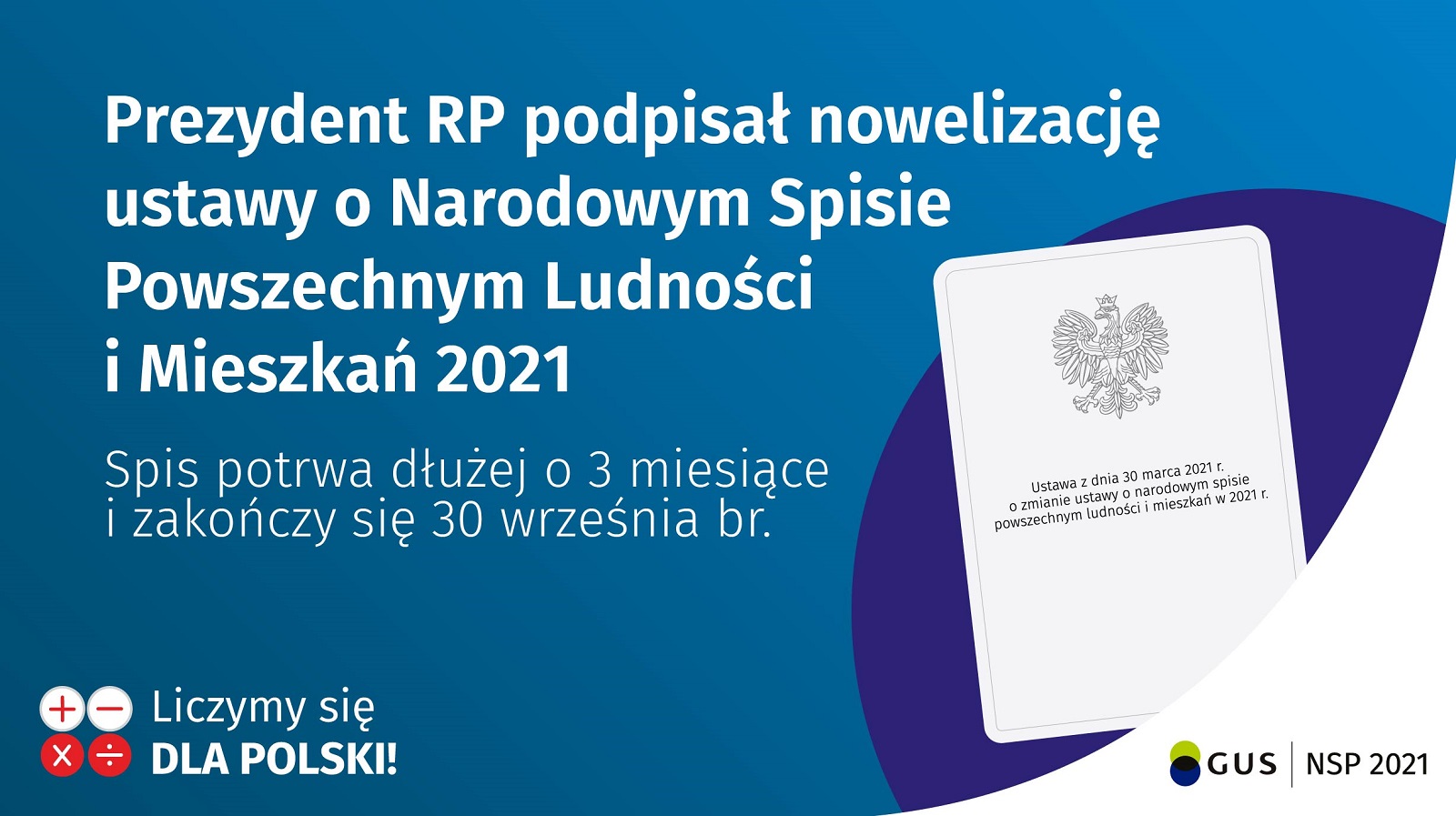 Spis Powszechny dłuższy o 3 miesiące