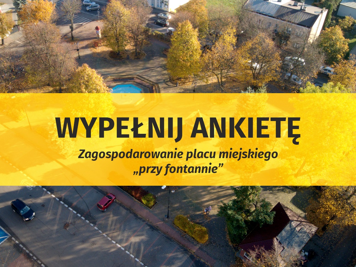 Ankieta na temat skweru "przy fontannie"