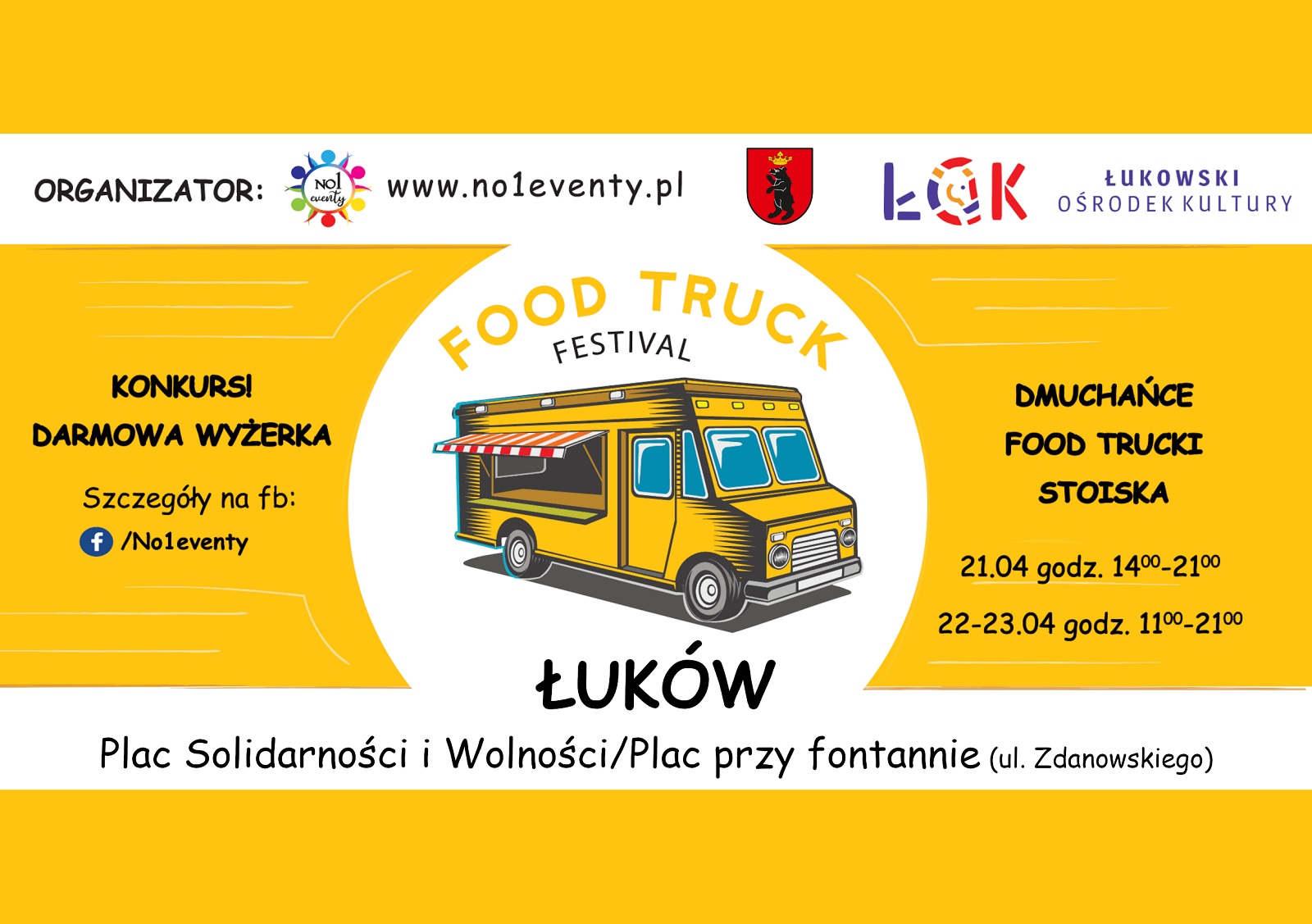 Food trucki przyjadą do Łukowa