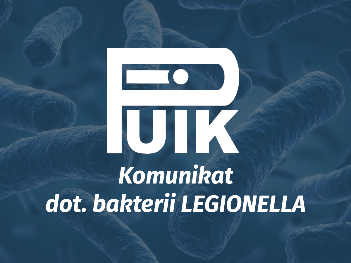Komunikat PUIK w Łukowie dot. bakterii Legionella