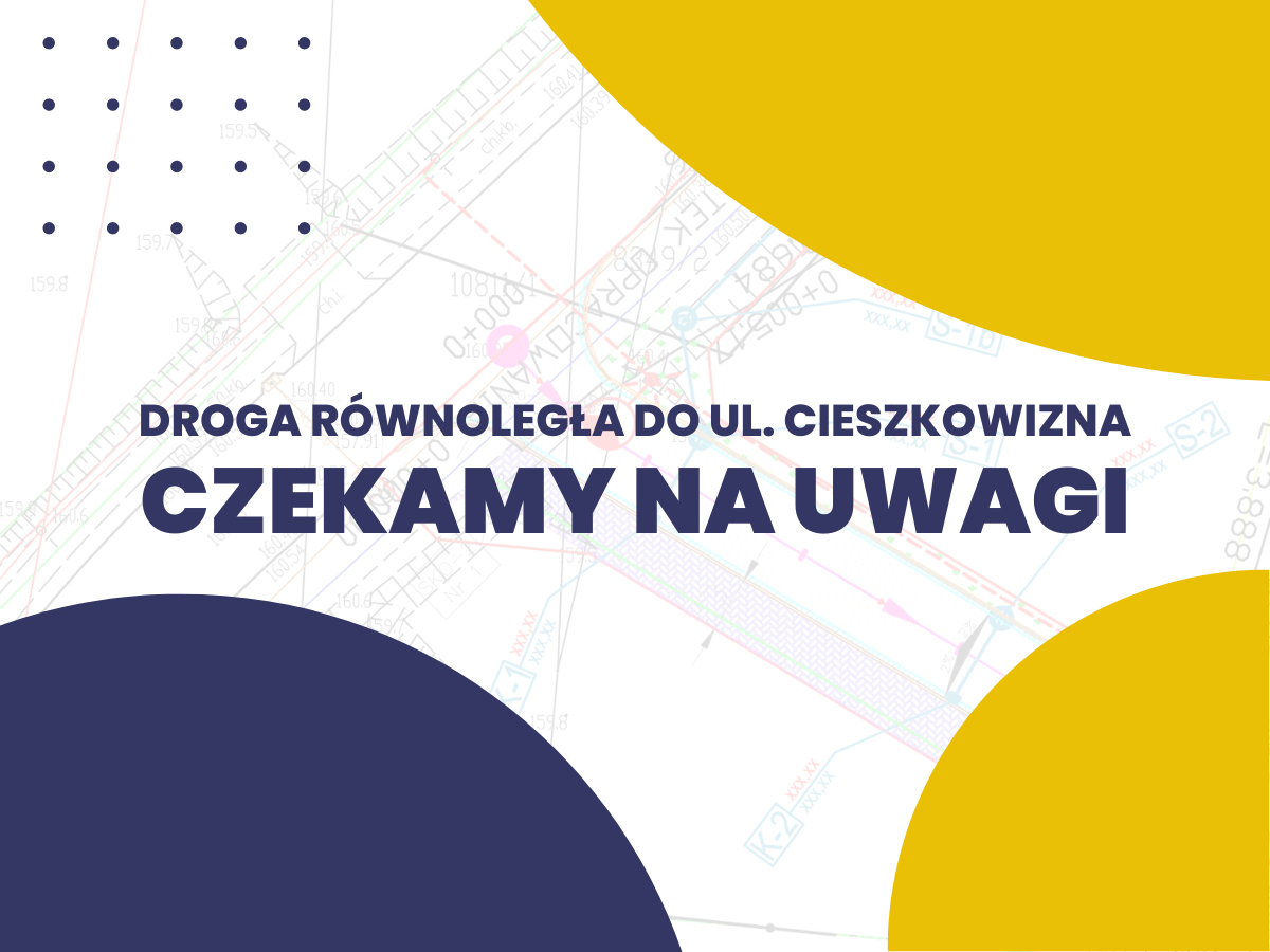 Droga równoległa do ul. Cieszkowizna - czekamy na uwagi