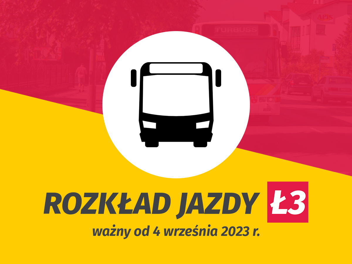 Ł3: rozkład jazdy od 4 września 2023 r.