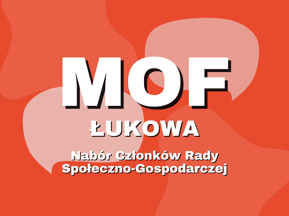 Nabór Członków Rady Społeczno-Gospodarczej ZIT MOF Łukowa