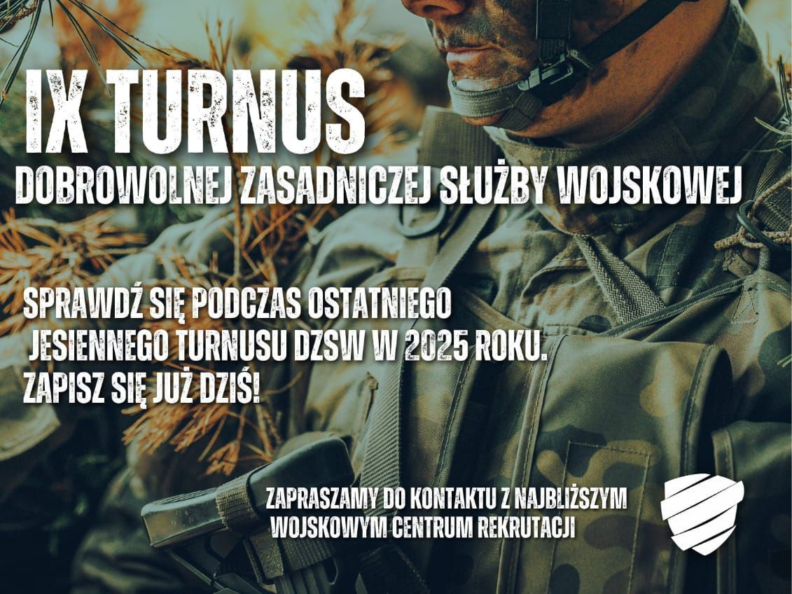 Rusza nabór do IX turnusu Dobrowolnej Zasadniczej Służby Wojskowej
