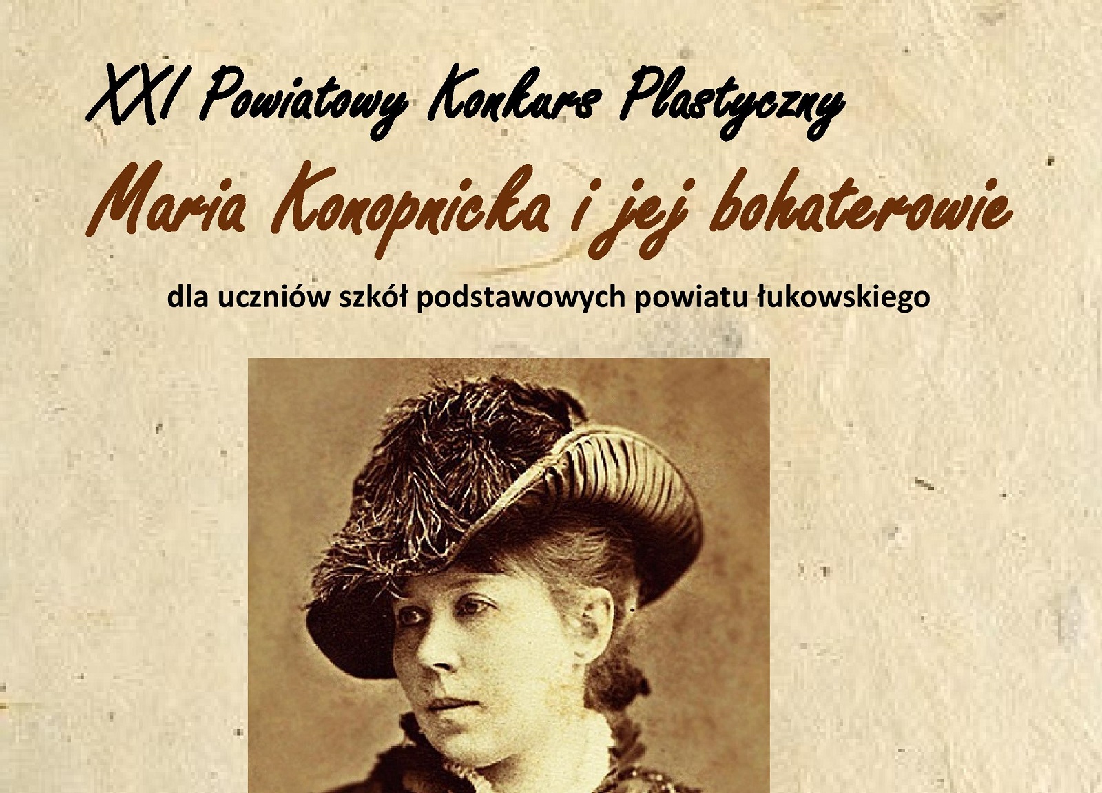 Konkurs plastyczny „Maria Konopnicka i jej bohaterowie”