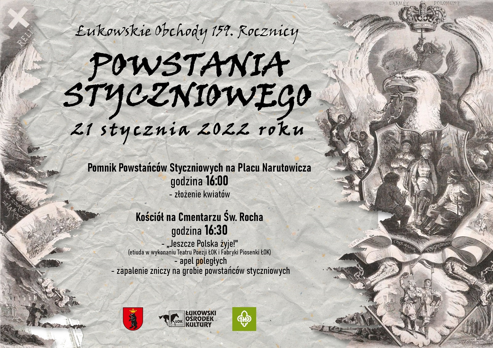 159. rocznica wybuchu Powstania Styczniowego