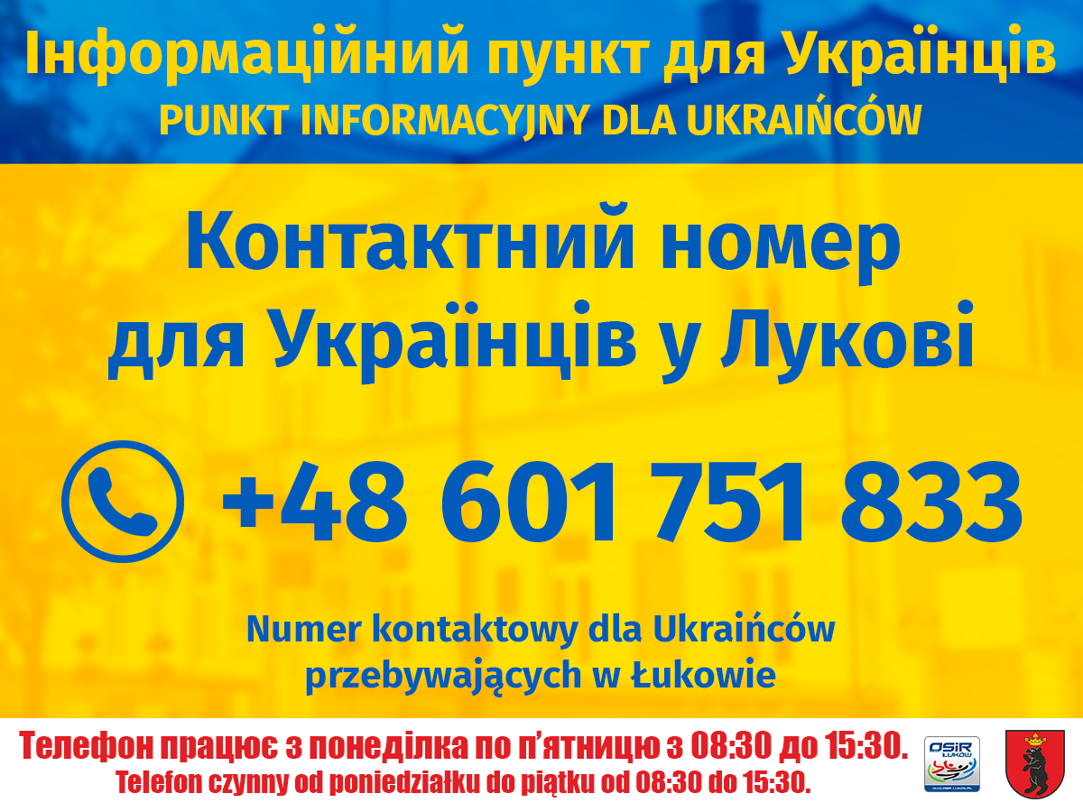 Punkt informacyjny dla Ukraińców