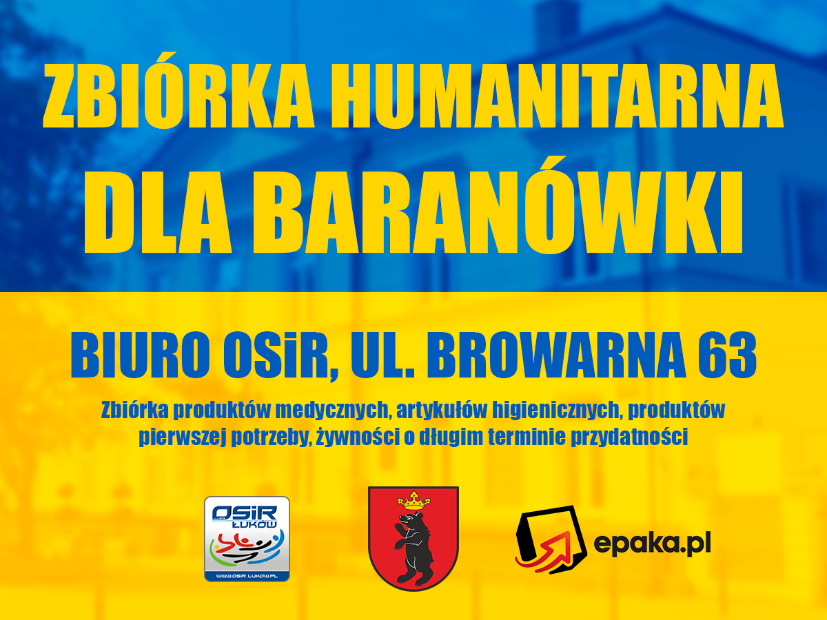 Zbiórka humanitarna dla Baranówki