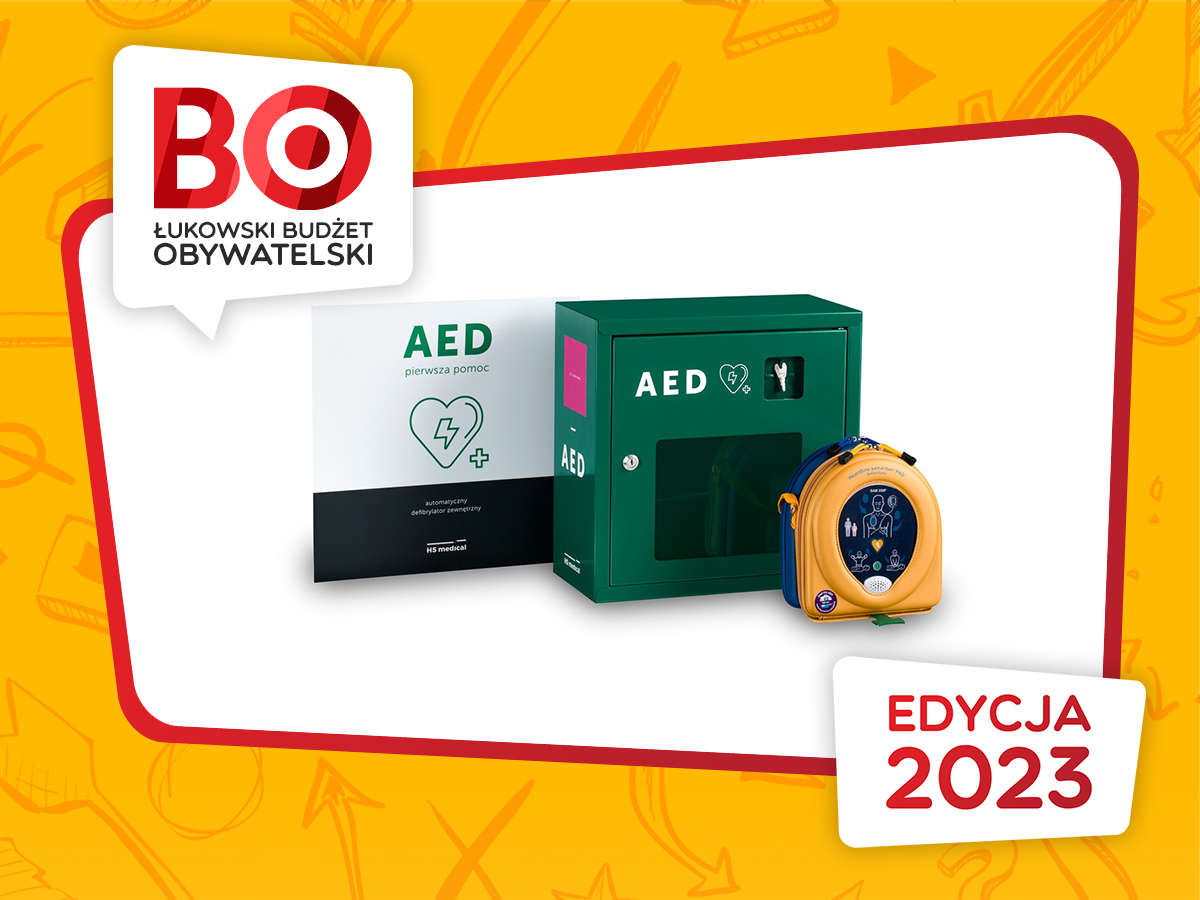 BO 2023: Defibrylatory AED dla mieszkańców