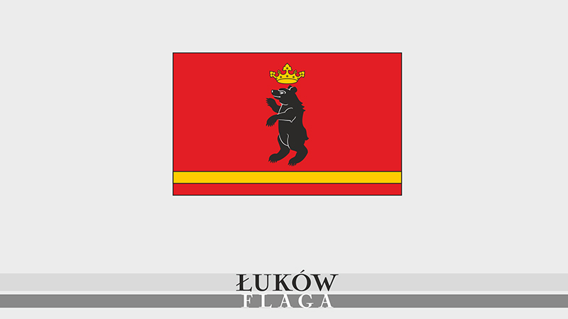 Flaga Miasta Łuków