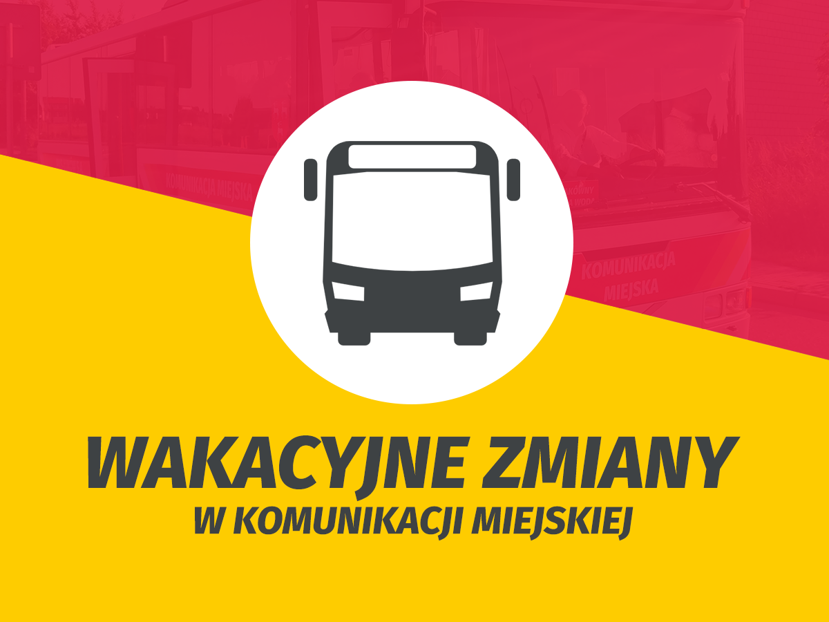 Wakacyjne zmiany w komunikacji miejskiej