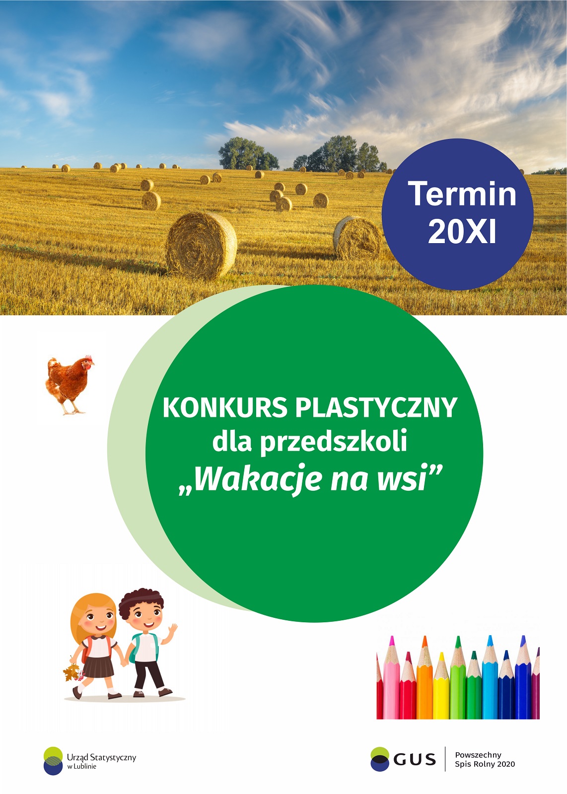 Powszechny Spis Rolny - konkurs dla przedszkolaków