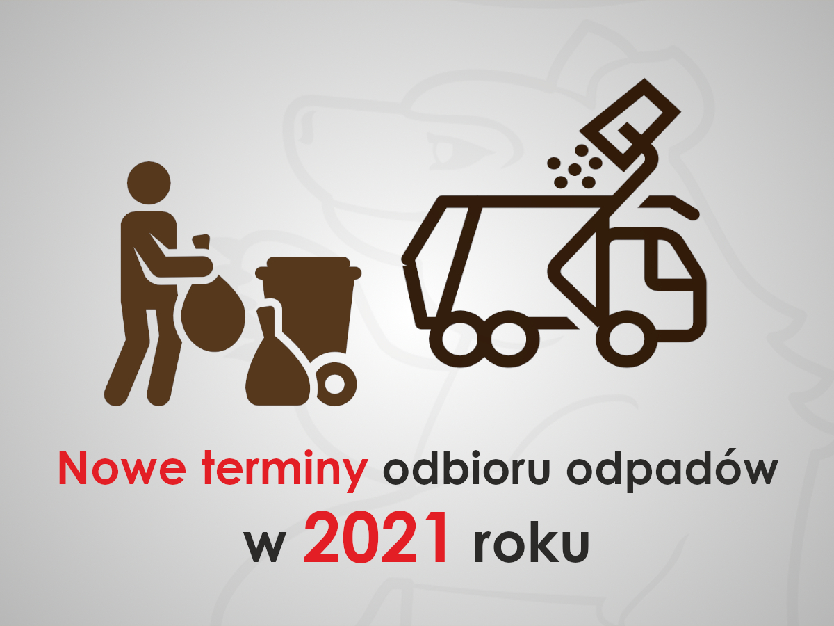 Nowe terminy odbioru odpadów komunalnych!