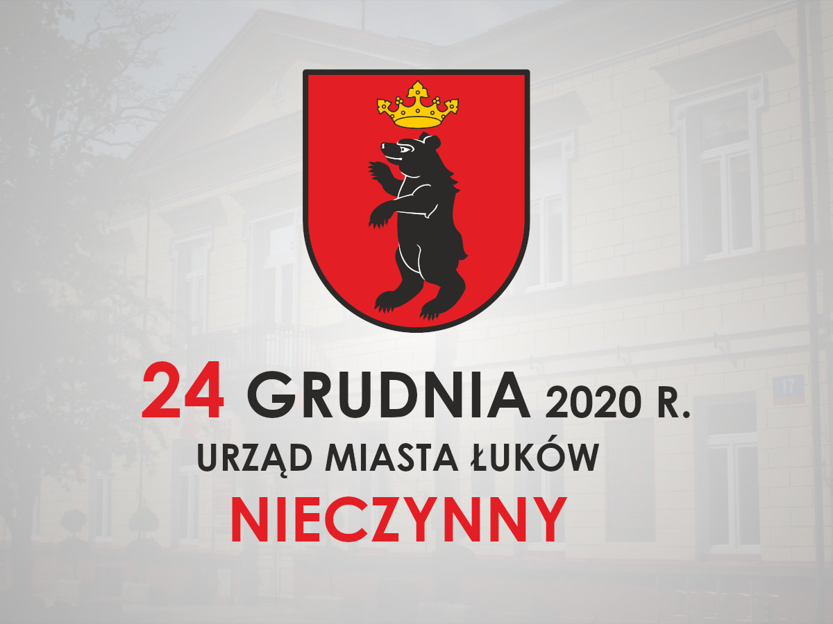 24 grudnia Urząd nieczynny