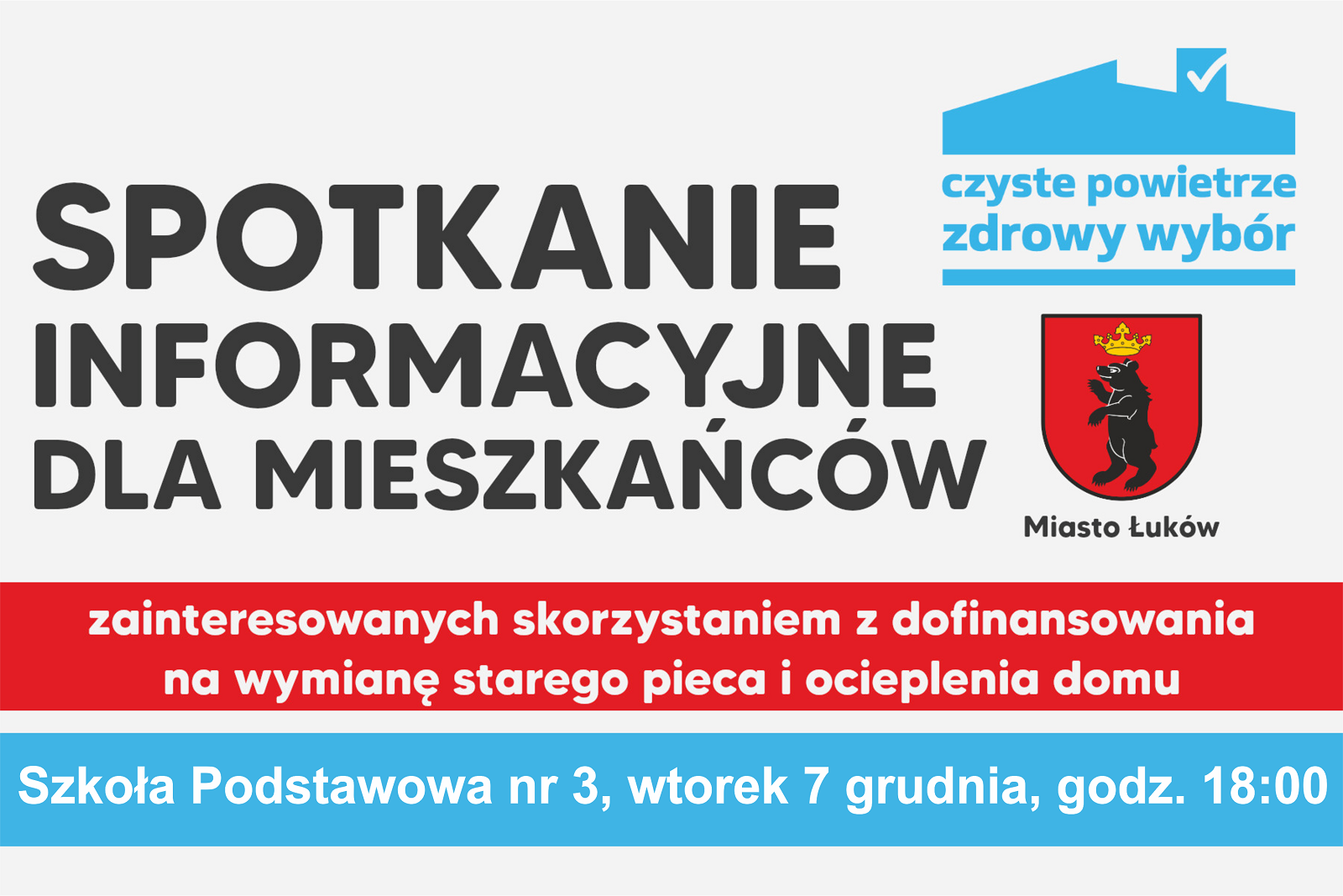 Czyste Powietrze: spotkanie dla mieszkańców