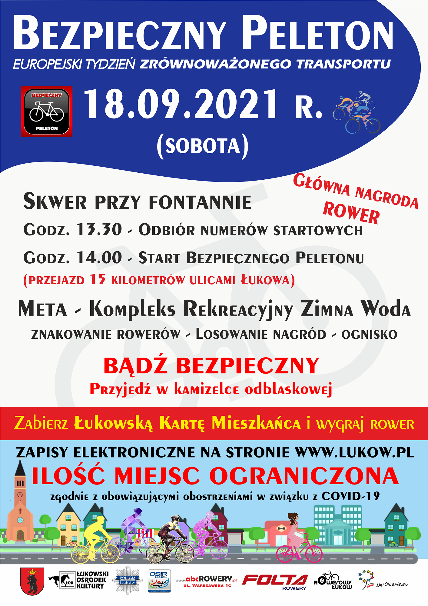 „Bezpieczny Peleton” w sobotę 18 września