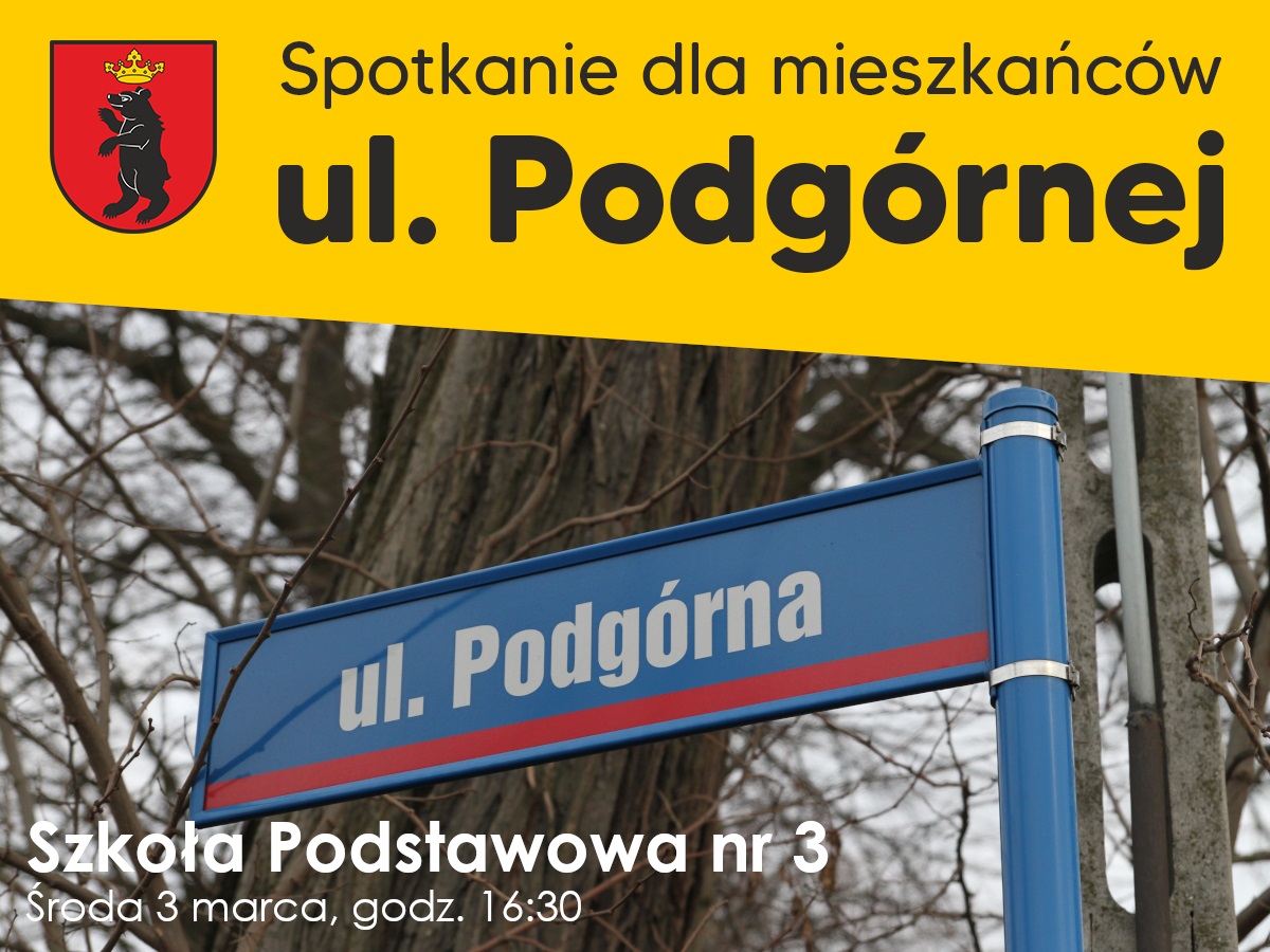 Spotkanie dla mieszkańców ul. Podgórnej