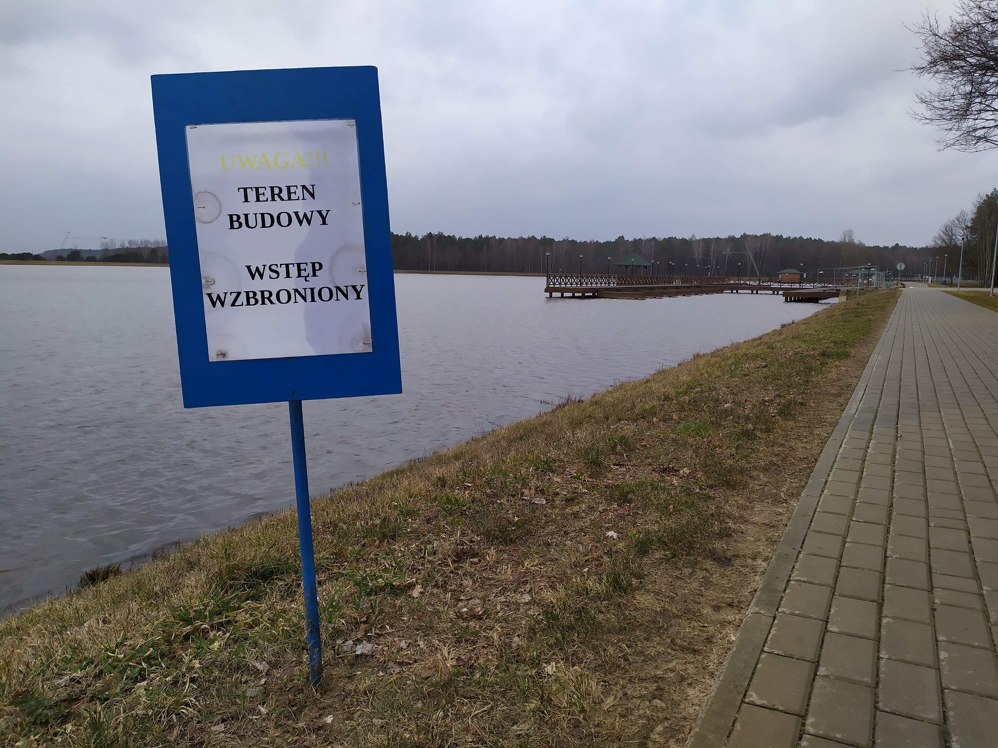 #ZalewPoczeka - Zimna Woda to wciąż teren budowy