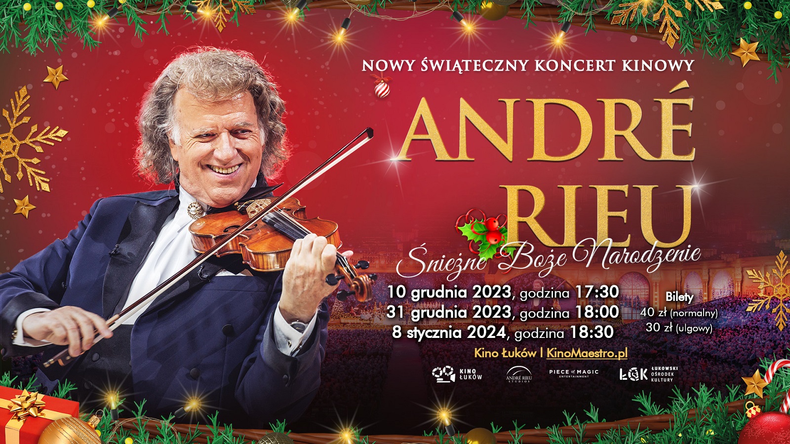 Koncert André Rieu - „Śnieżne Boże Narodzenie”