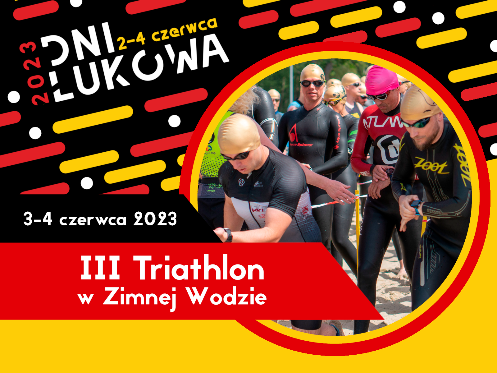 Dni Łukowa '23: Triathlon w Zimnej Wodzie