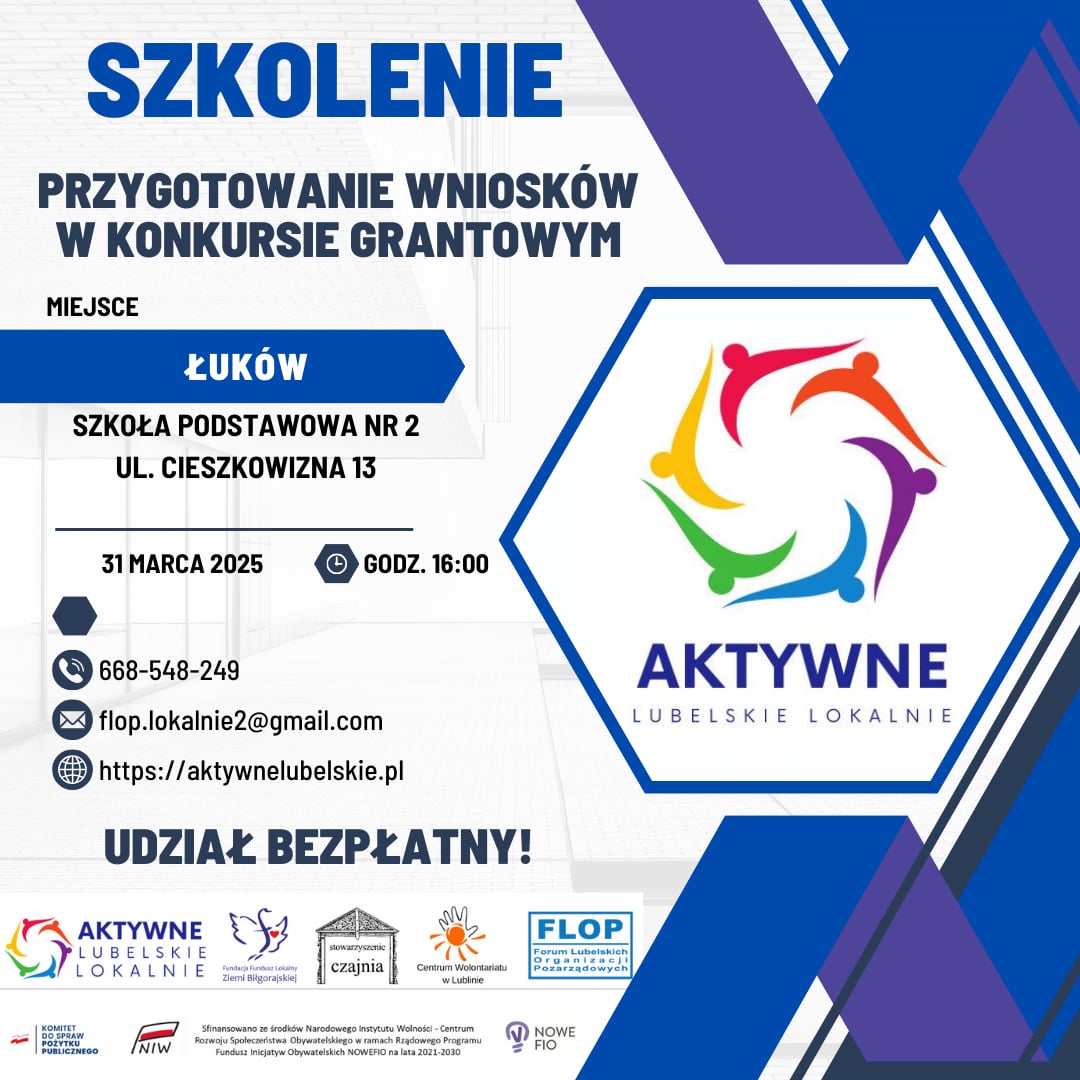 Aktywne Lubelskie Lokalnie 2025 - spotkanie w sprawie grantów