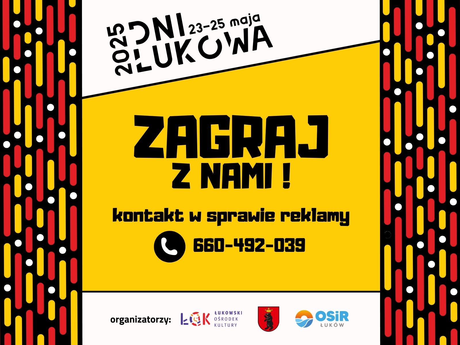 Dołącz do Dni Łukowa 2025! Wypromuj swoją markę razem z nami!