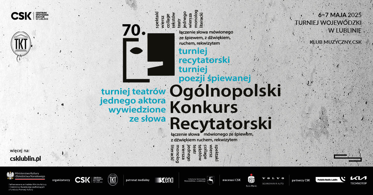 Eliminacje powiatowe do Ogólnopolskiego Konkursu Recytatorskiego