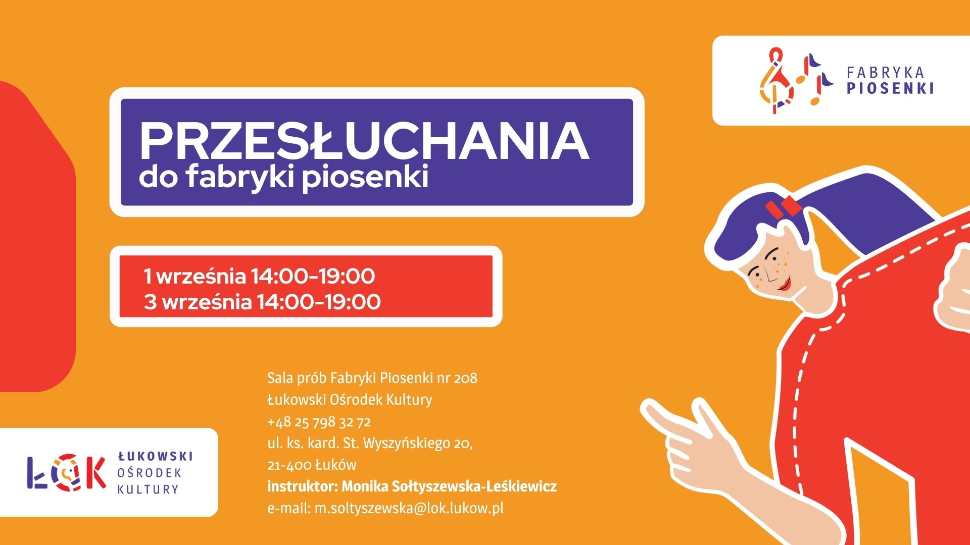 Nabór do Fabryki Piosenki ŁOK