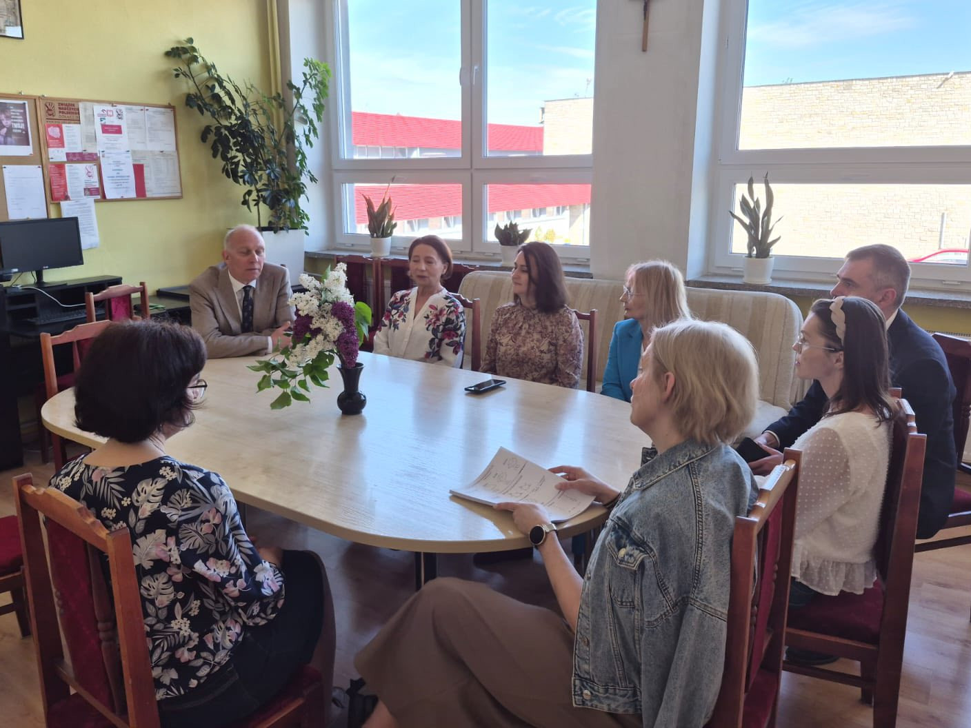 O współczesnej edukacji i współpracy szkół w SP nr 5 w Łukowie