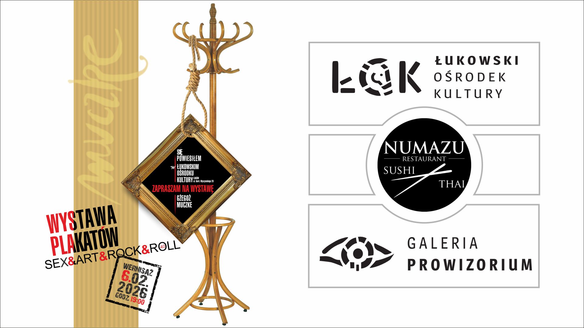 Między plakatem, a jazzem. ŁOK zaprasza na wystawę