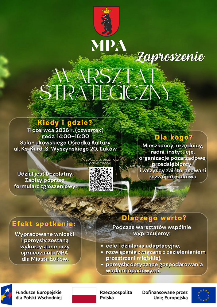 Warsztaty strategiczne - Miejski Plan Adaptacji do zmian klimatu (MPA)