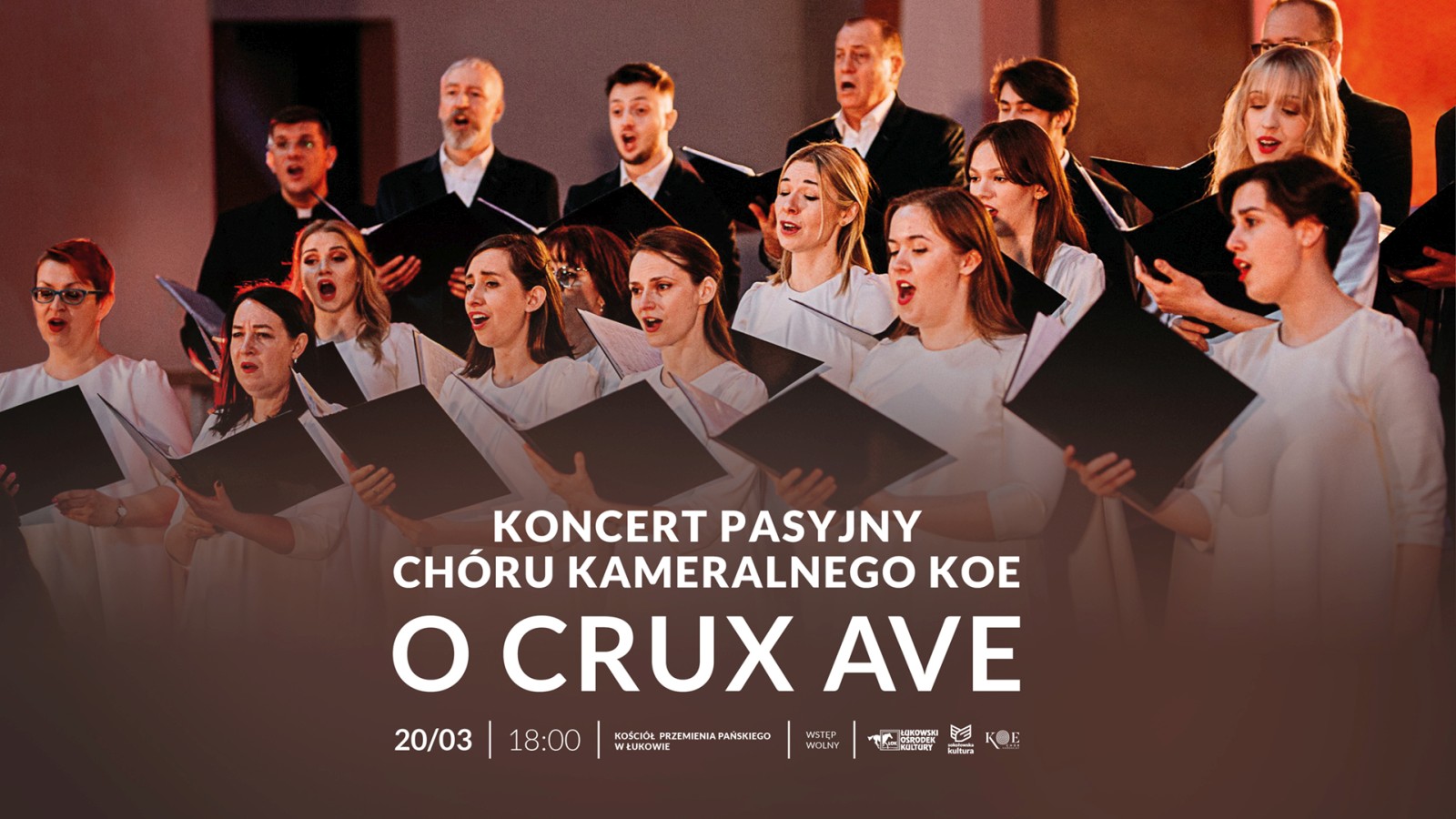 Zaproszenie na koncert pieśni pasyjnych