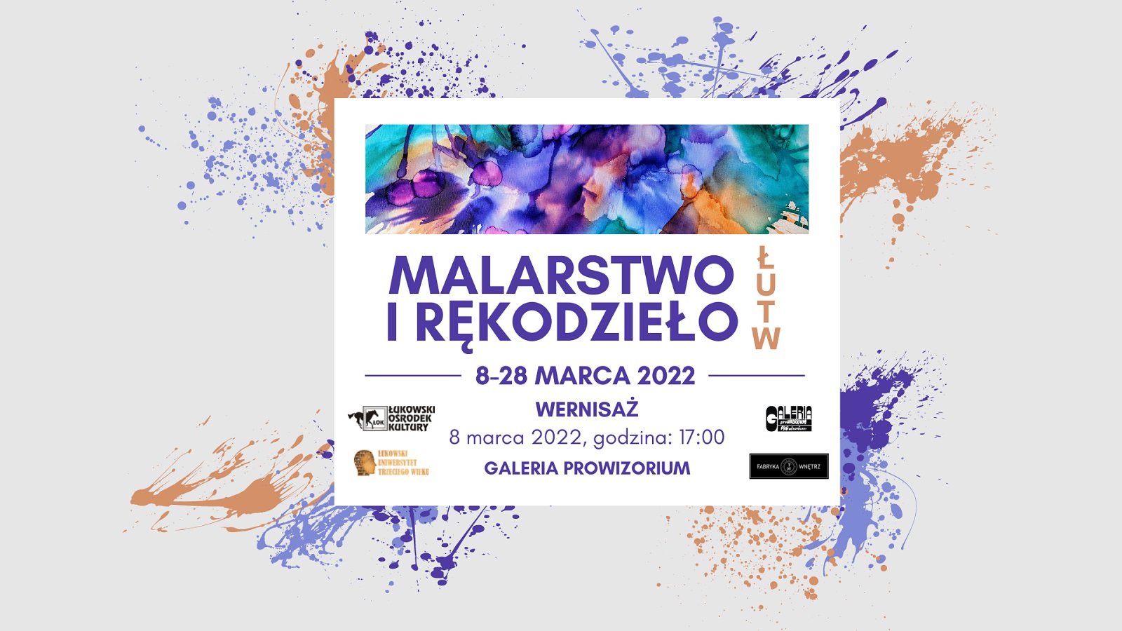 Wystawa twórczości Uniwersytetu Trzeciego Wieku