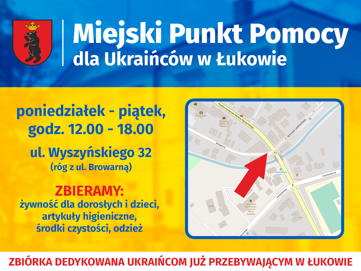 Miejski Punkt Pomocy obywatelom Ukrainy