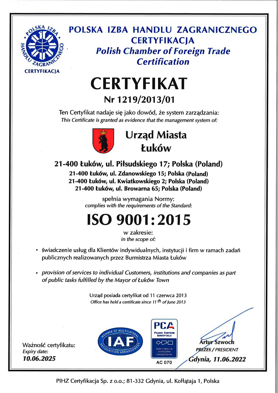 ISO 9001:2015
