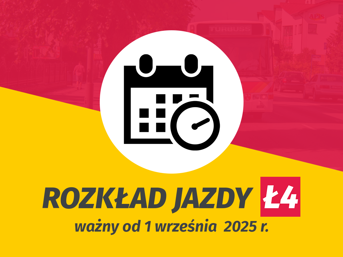 Ł4: rozkład jazdy od 1 września 2025 r.